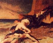 William Etty Hero and Leander 1 France oil painting reproduction